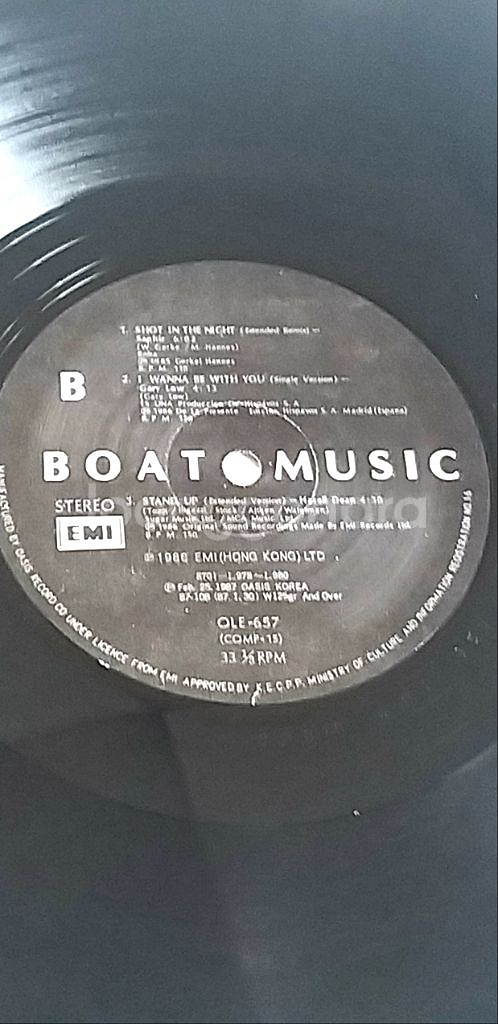 [LP] BOAT MUSIC 바이닐 (87년/오아시스)--6