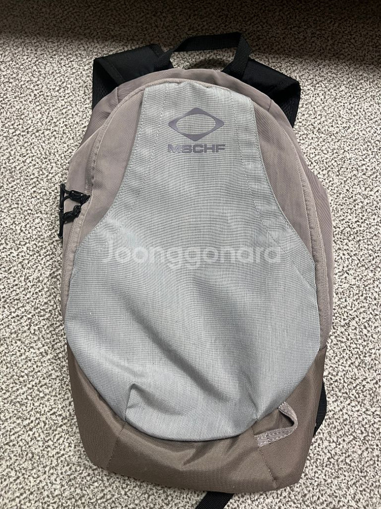 미스치프 롬버스 백팩 핑크그레이--1