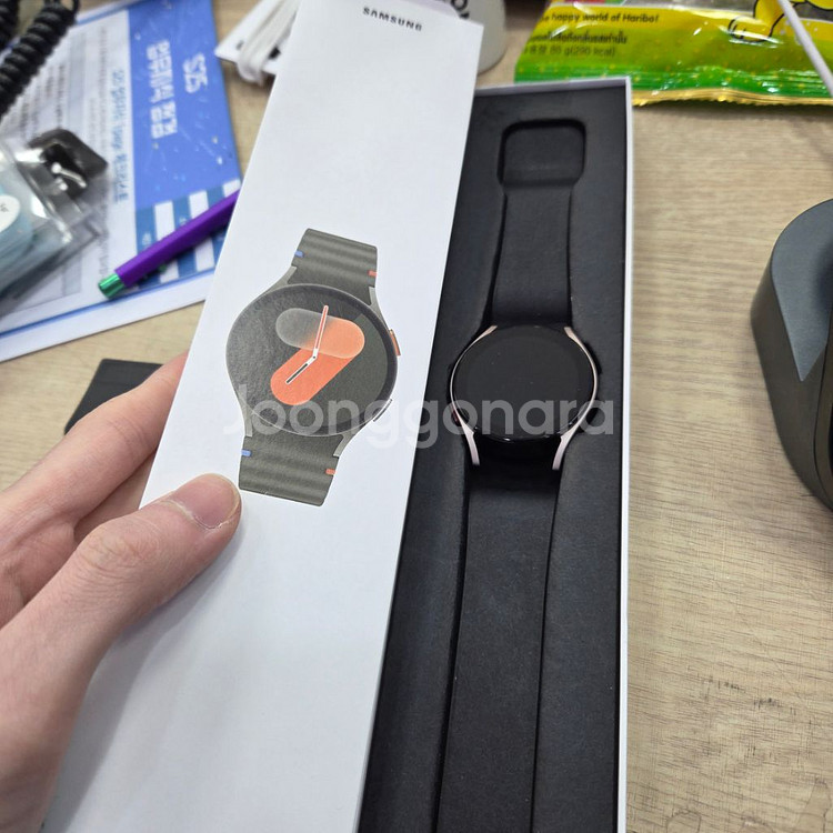 갤럭시워치5 40mm 핑크 단품--3