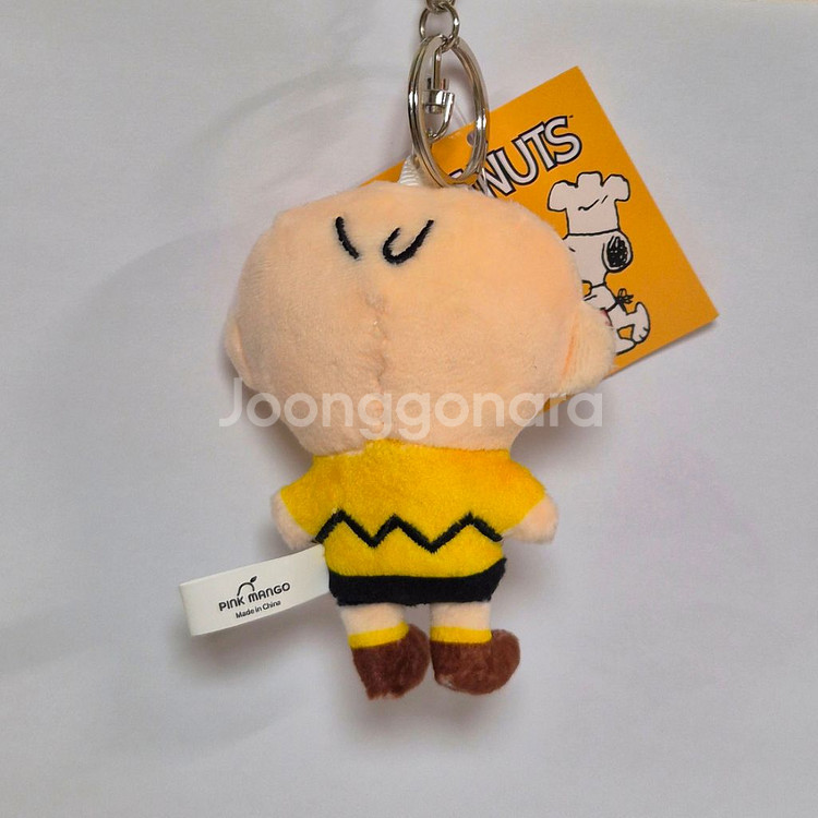 찰리 브라운 인형 가방고리 키링 백참 스누피 정품--1