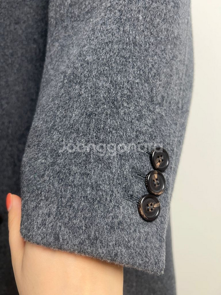 파사드패턴 싱글 코트 charcoal (24FW)--5