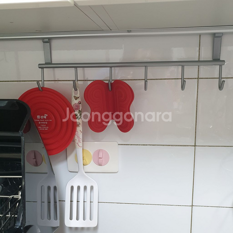 싱크대 주방용품 국자걸이 한샘 수져걸이 레일세트--0