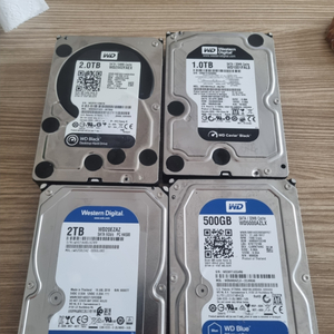 WD 3.5인치 2TB 1TB 500GB 팝니다