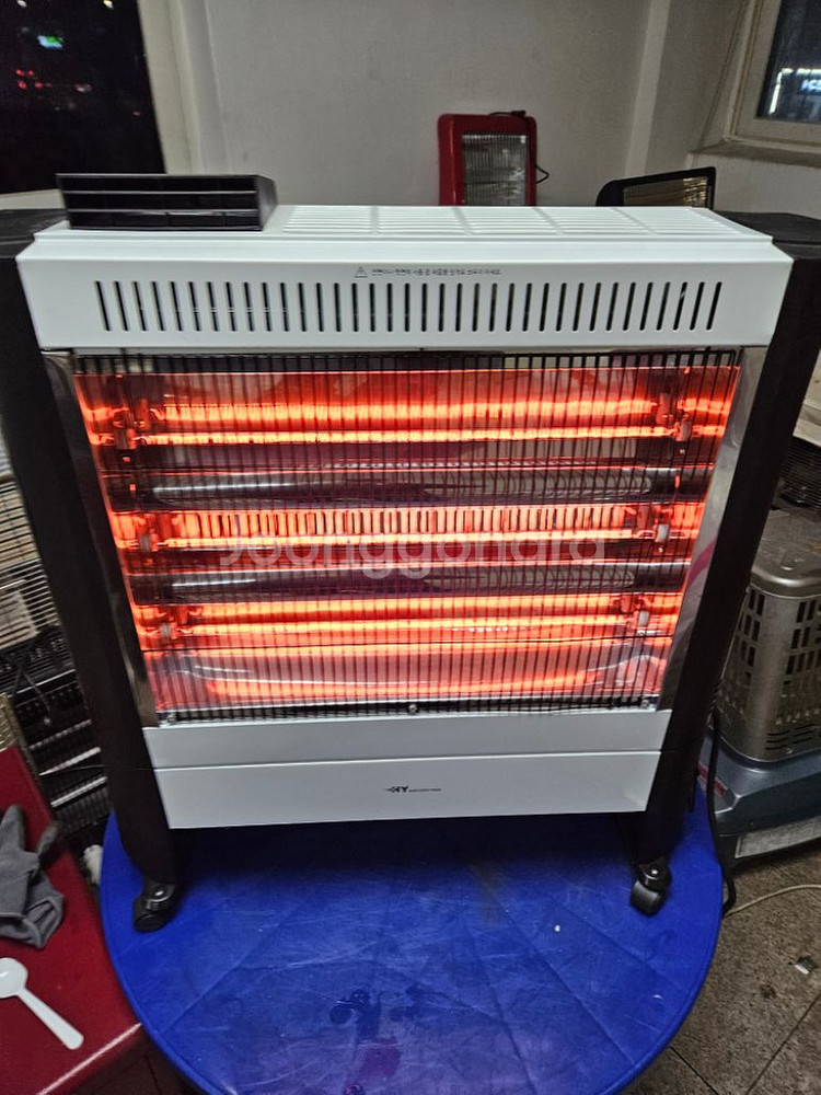 한양히터난로 온풍기 열풍기 대형전기난로3kw--3