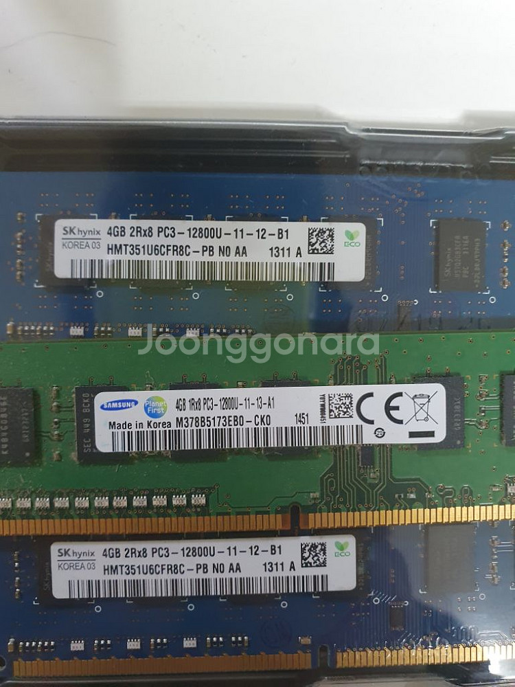 DDR3 4GB램 6개 묶음--1