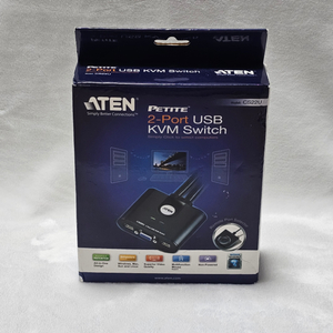 ATEN CS22U 2포트 USB 케이블 KVM 스위치