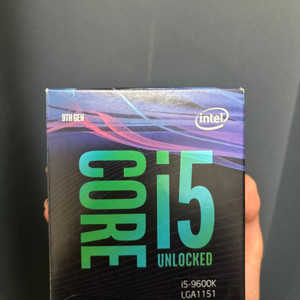 인텔 i5 9600k