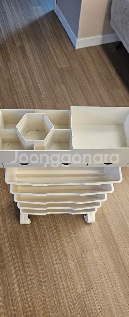 5단이동식 북카트 책꽂이 책선반--1