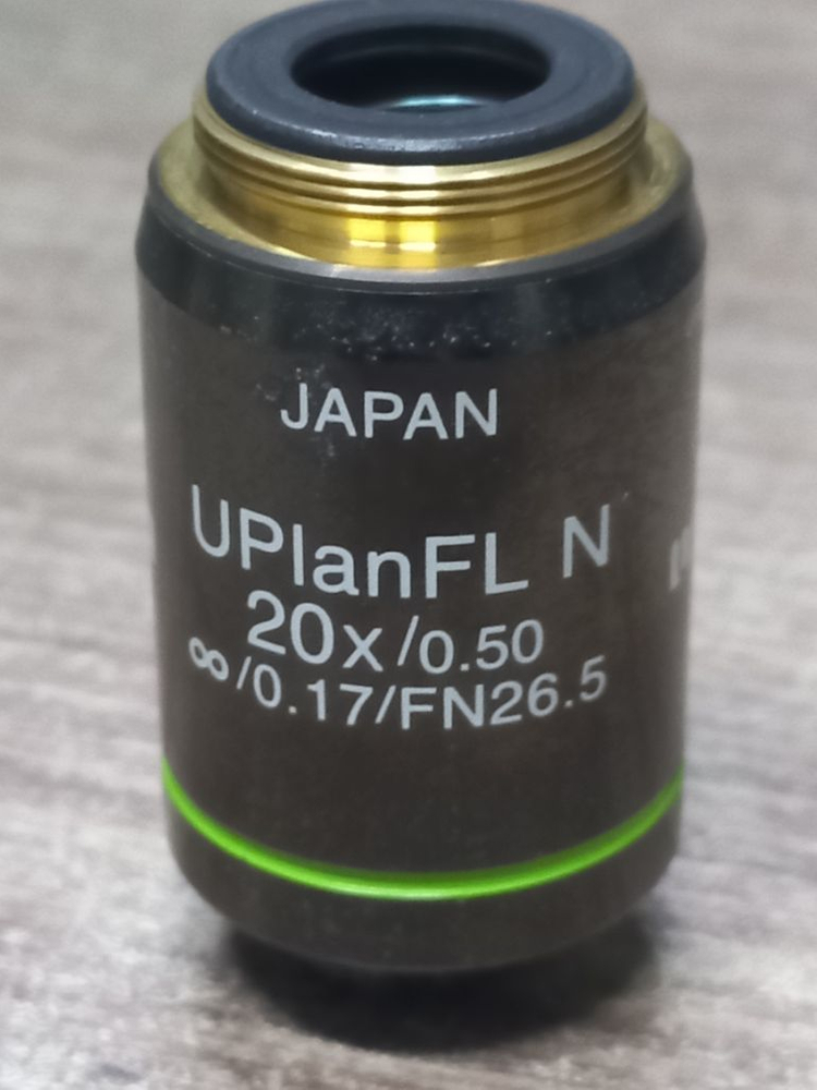 올림프스 형광현미경 대물렌즈 판매 이미지