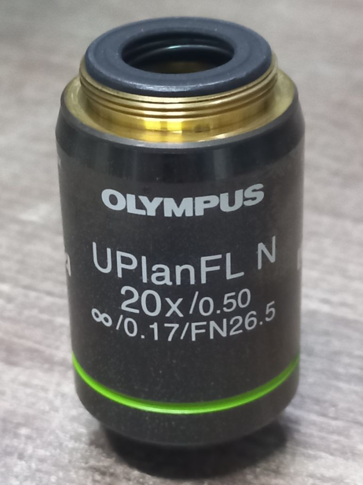 올림프스 형광현미경 대물렌즈 판매 이미지