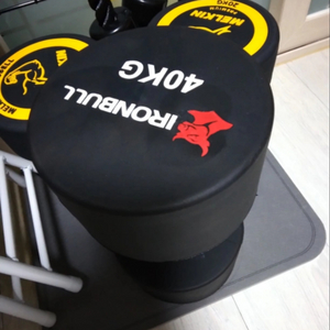 아이언불 TPU 우레탄 덤벨 고중량 40kg, (1개)