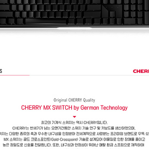 Cherry mx board 3.0s 저소음적축