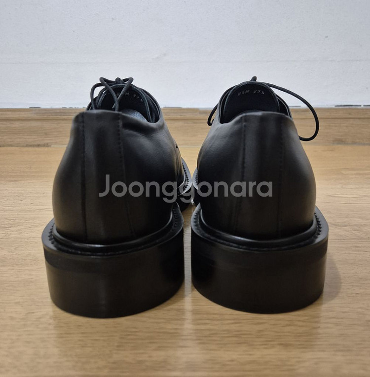 러프넥 586 모건 더비슈즈 블랙 275--6