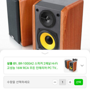 브리츠 BR-1000A2 앰프스피커