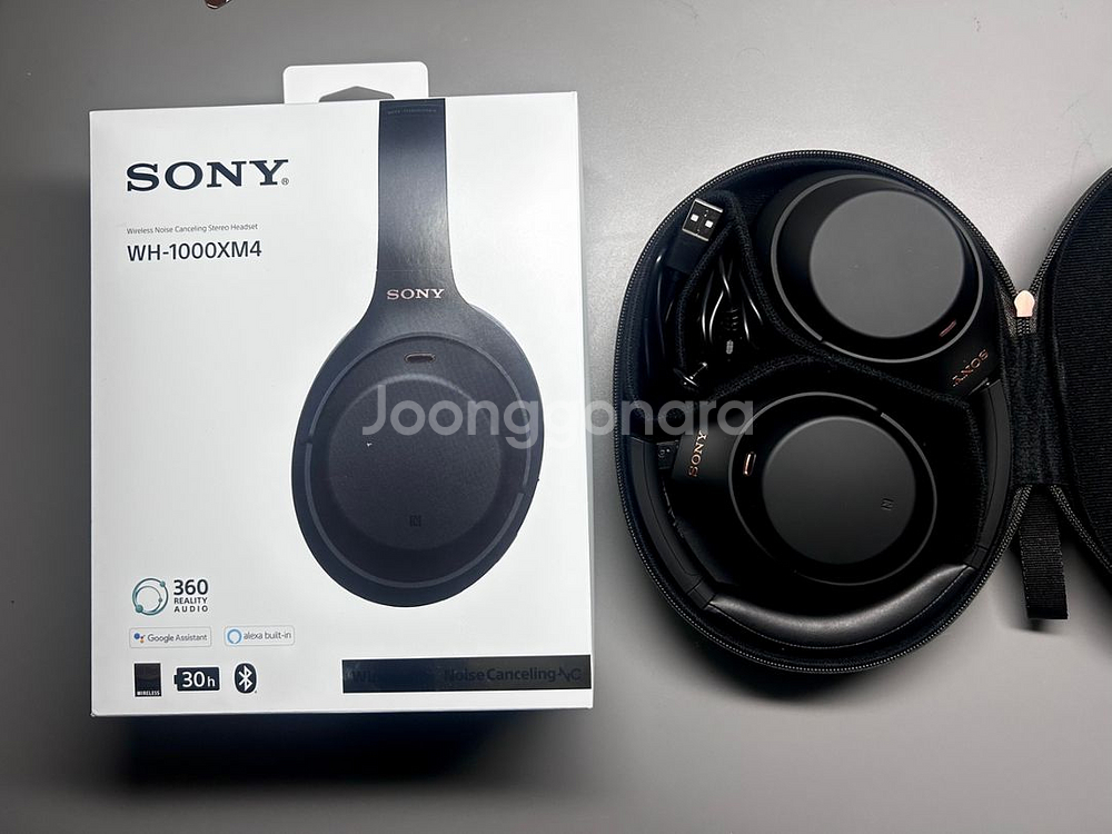 새상품 소니 WH-1000XM4 헤드폰 헤드셋 (새제품--1