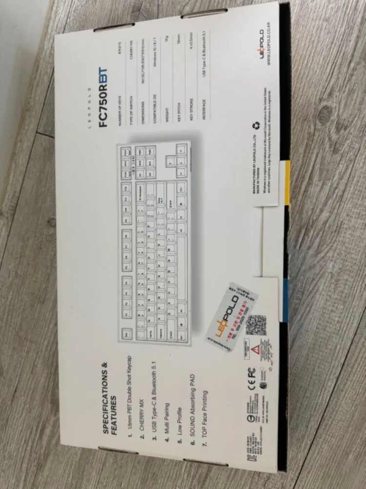 레오폴드 750rbt 갈축 팝니다 완전새살품 이미지