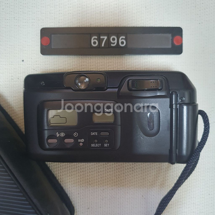캐논 프리마 줌 70F DATE 필름카메라 파우치포함--3