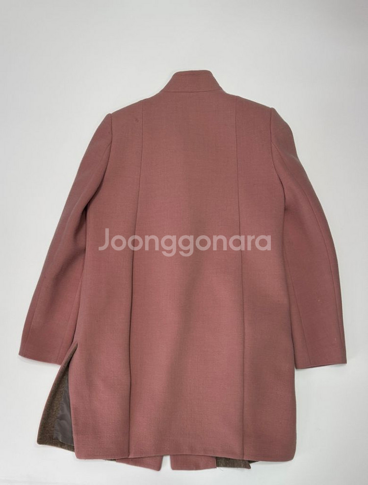 여성 한섬 마인 핑크 울 코트 자켓--1