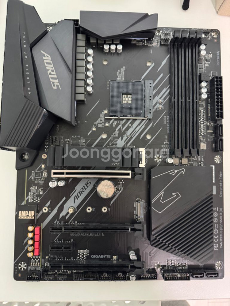 매인보드 Aorus Elite B550 ATX 팝니다.--0