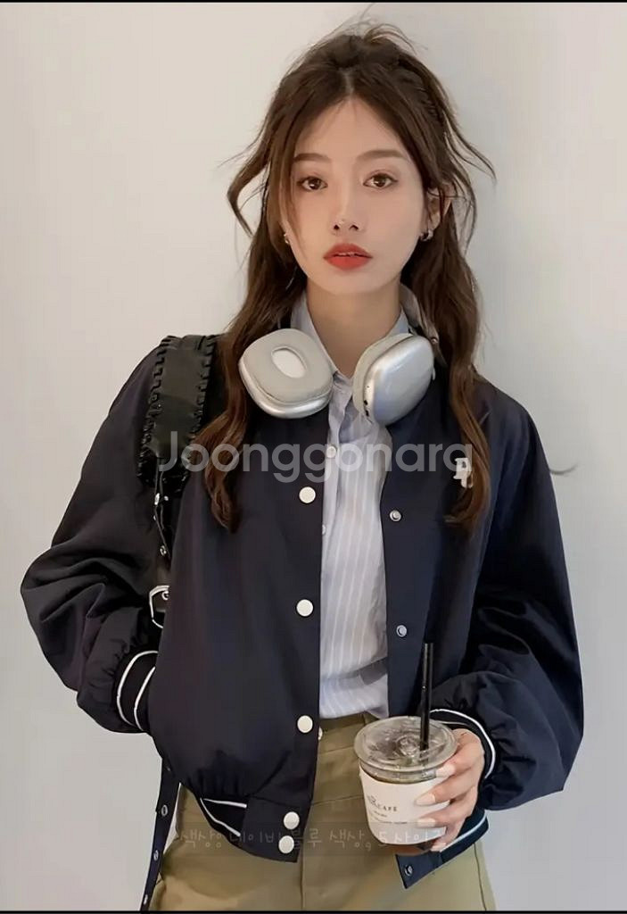 네이비 블록코어 바시티자켓--1