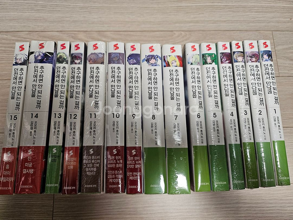 던전에서 만남을 추구하면 안되는 걸까 1~15권 미개봉--1
