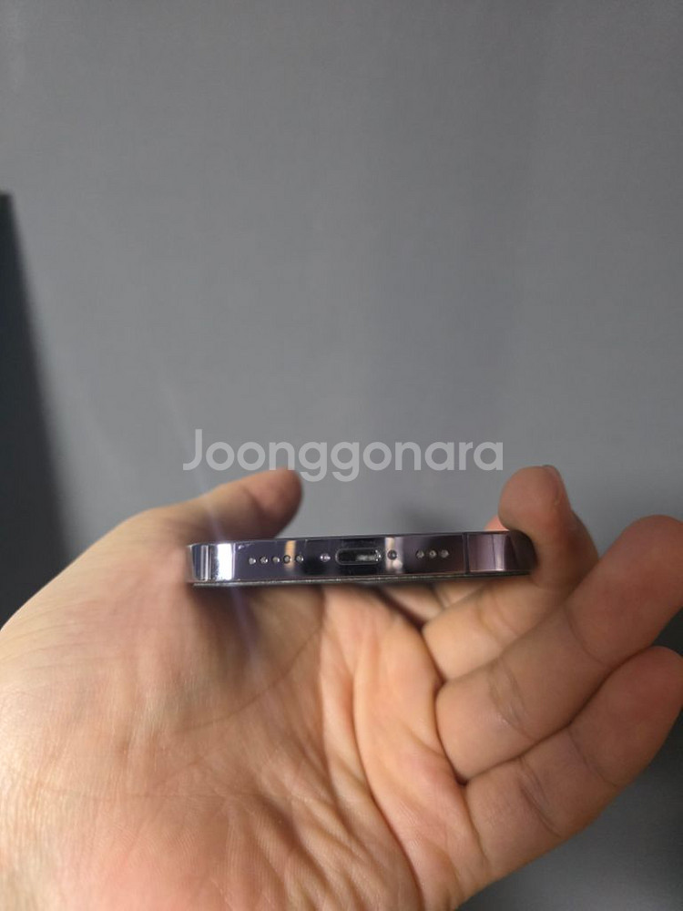 아이폰14프로 128 퍼플 풀박 판매합니다--1