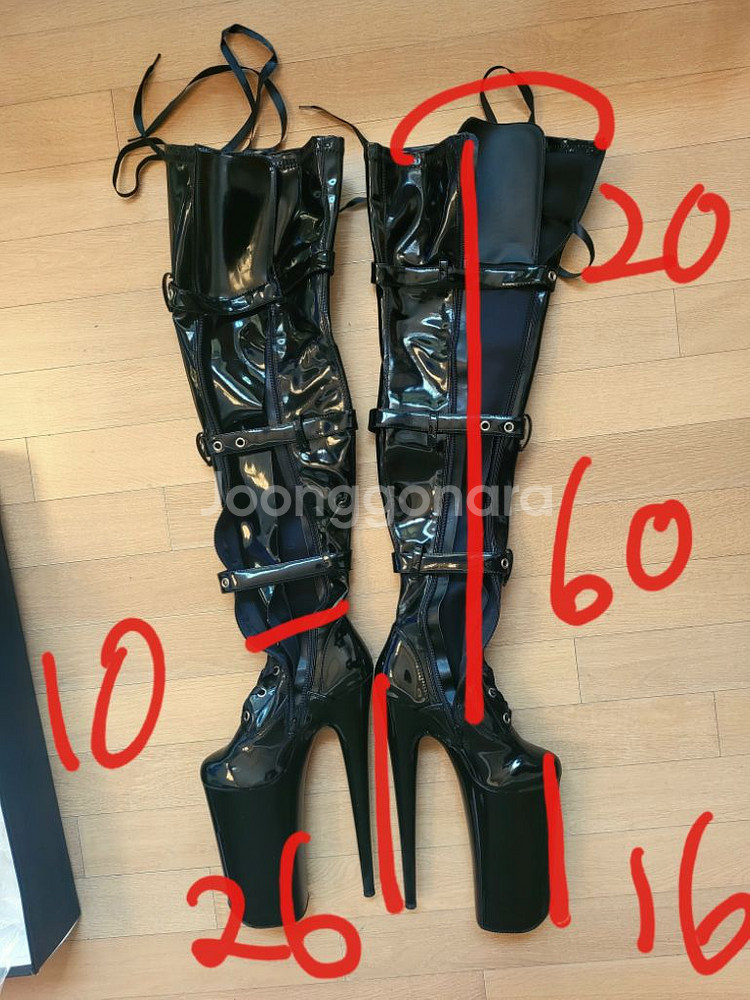 킬힐 롱부츠 pleaser 플레져힐 폴댄스 이그조틱--1