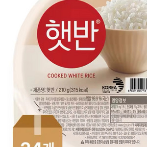 [무료배송가능] 햇반 210g x 24개