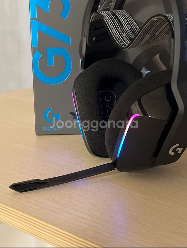 로지텍 G733 무선 게이밍 헤드셋 풀박스--1