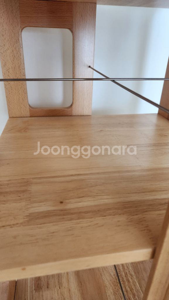 원목 회전 책장 4단(중)--2