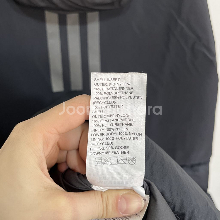 아디다스 남성 구스다운 롱패딩 S--5