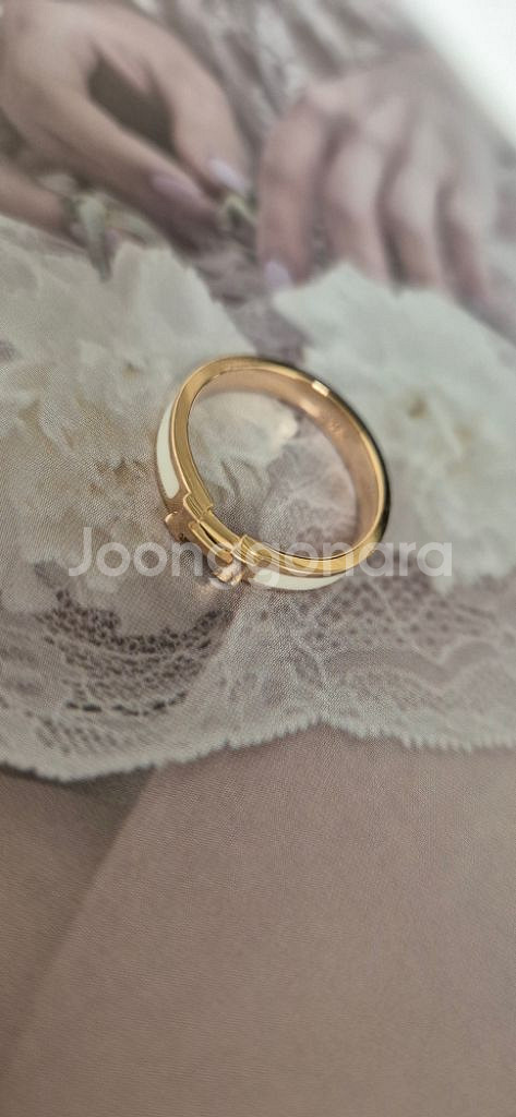 18k 화이트 에폭시 반지--1