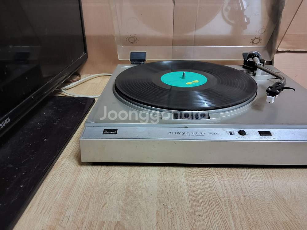 산수이 LP 턴테이블 FR D3 (오디오 앰프 음향기--2