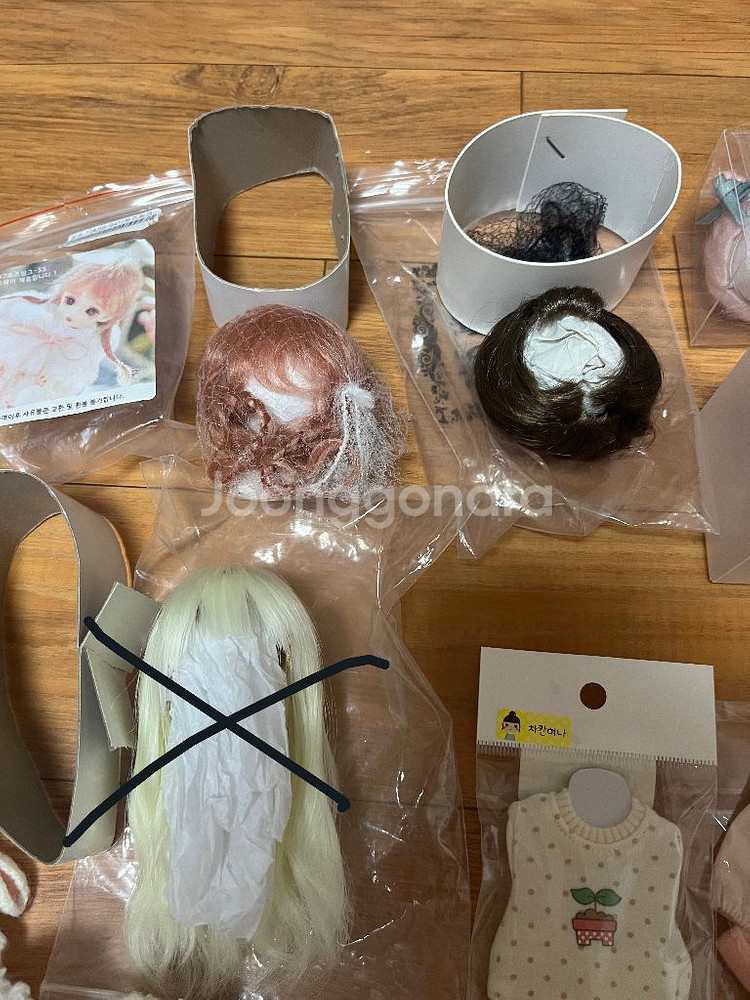 구체관절인형 포켓 의상,가발 일괄판매--4