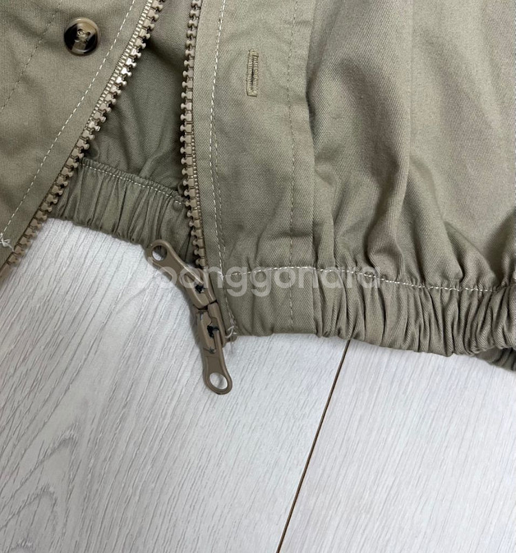 칼하트 셔츠 커스텀 투웨이 크롭 집업--4