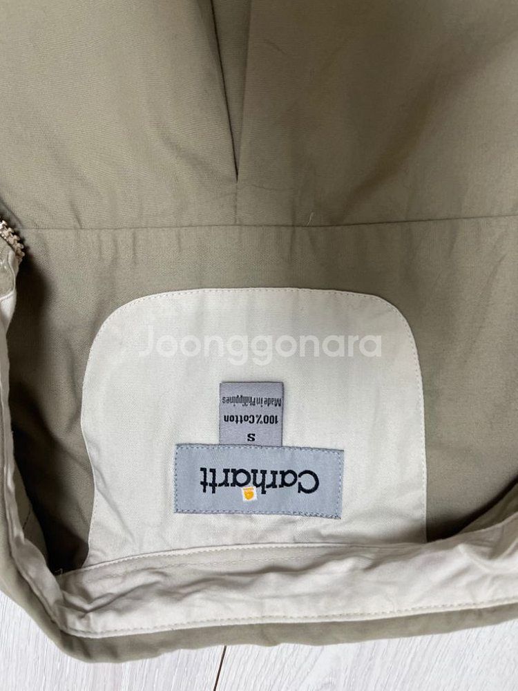 칼하트 셔츠 커스텀 투웨이 크롭 집업--3