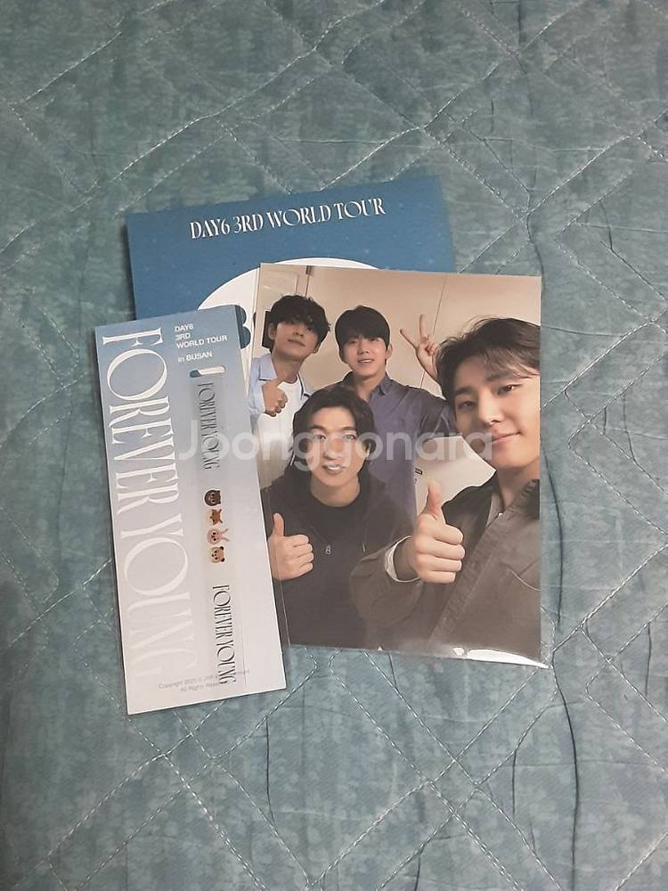 데이식스 부산 첫콘 포카, 엽서, 스트랩--1
