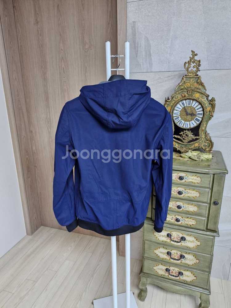 타임옴므 후두짚업점퍼/남95/네이비/고어텍스느낌스판소재--6