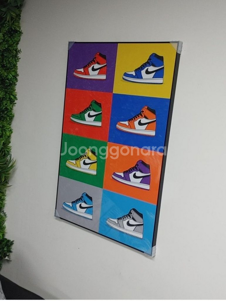 나이키 조던 신발 팝아트 그림 액자 인테리어소품 조던1--1