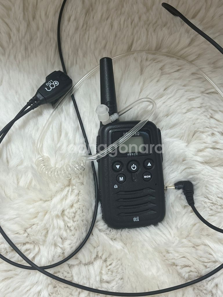 무전기 리시버 포함 티티아이텍 LOG-T60--1