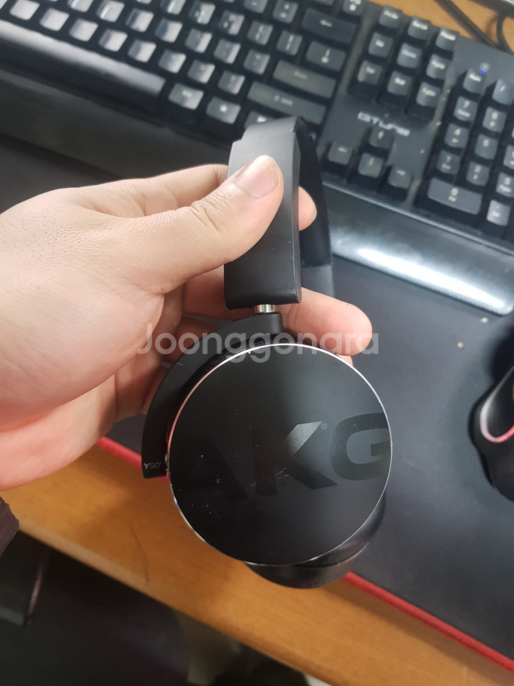 온이어 블루투스 헤드폰 AKG Y50 중고상태 14.0--3