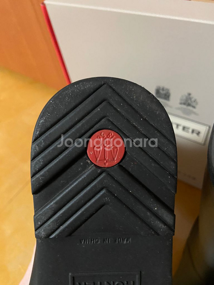 헌터 플레이톨 레인부츠 240--6