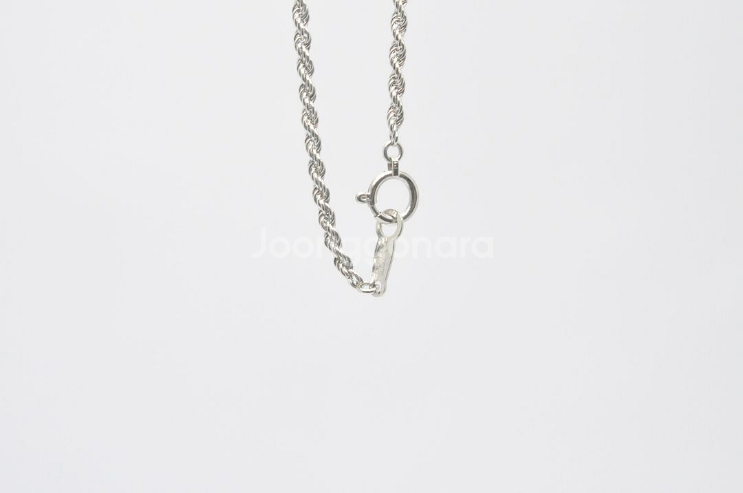 천연 다이아몬드 초승달 파베 플로팅 펜던트 목걸이--5