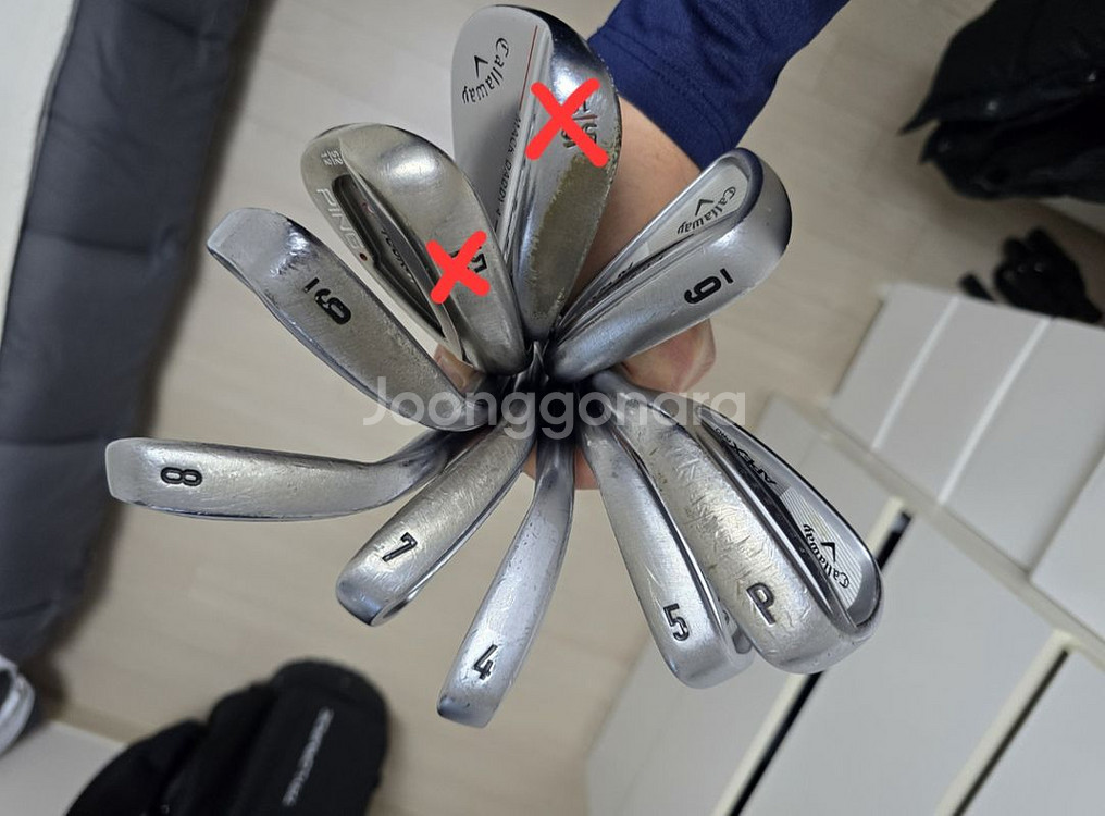 골프채 캘러웨이 아이언 4~P 7아이언 ,S200--3