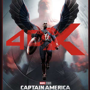 캡틴아메리카 4Dx 포스터 브레이브 뉴 월드 CGV 영