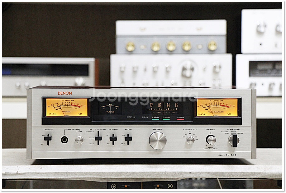 데논 A급 빈티지 고급형 아날로그 튜너 TU-500--2
