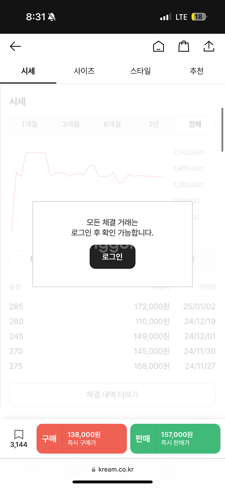 트래비스 스캇 나이키 280사이즈 신발--5