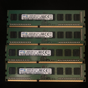 데스크탑용 삼성 램 ram 4gb 4개