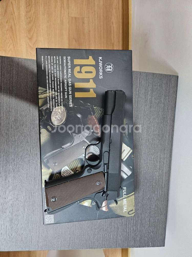 kjw m1911 가스 건 마루 이 vfc 비비 탄 총--1