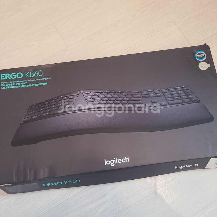 로지텍 인체공학 키보드 ERGO K860--5
